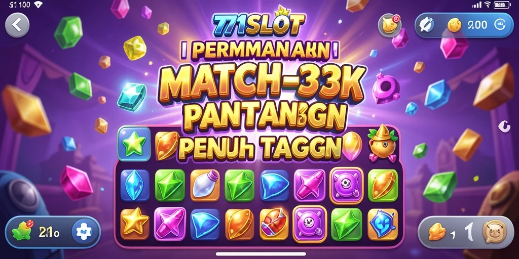 Screenshot gameplay 171SLOT yang menampilkan kombinasi Match-3.