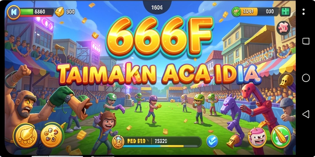 Tampilan menarik dari gameplay 666F yang penuh aksi.