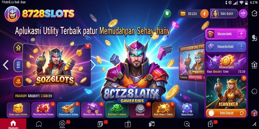 Tampilan antarmuka utama 8728SLOTS dengan fitur pengelolaan waktu.
