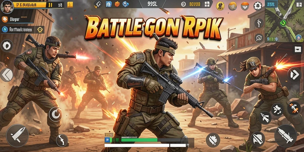 Gameplay seru 99SL di arena Battle Royale yang penuh aksi.