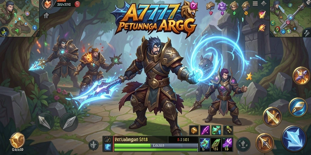 Tampilan gameplay A7777 yang mendebarkan dan epik.