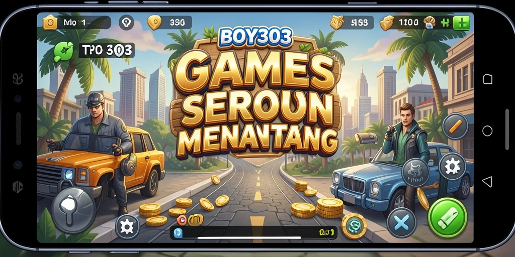 Screenshot utama BOY303 menampilkan dinamika gameplay Tycoon yang menarik.