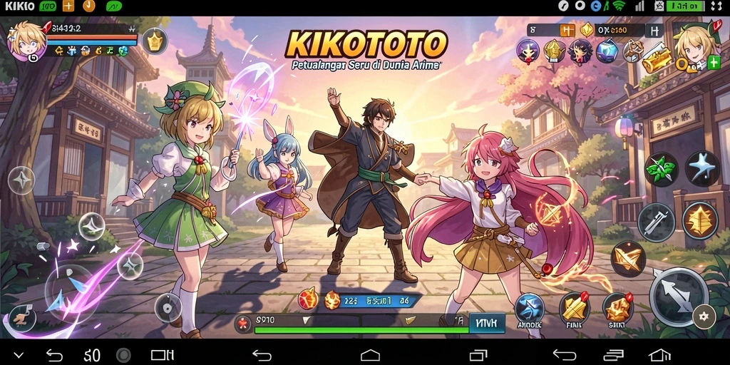 Gameplay KIKOTOTO yang menarik dan penuh aksi.