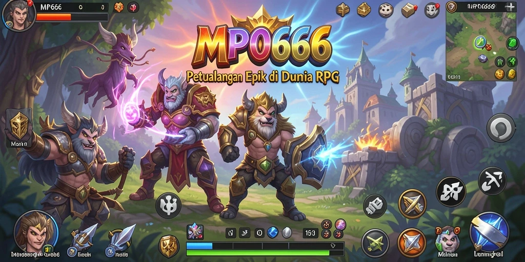 Tampilan gameplay MPO666 yang menakjubkan dan penuh aksi.