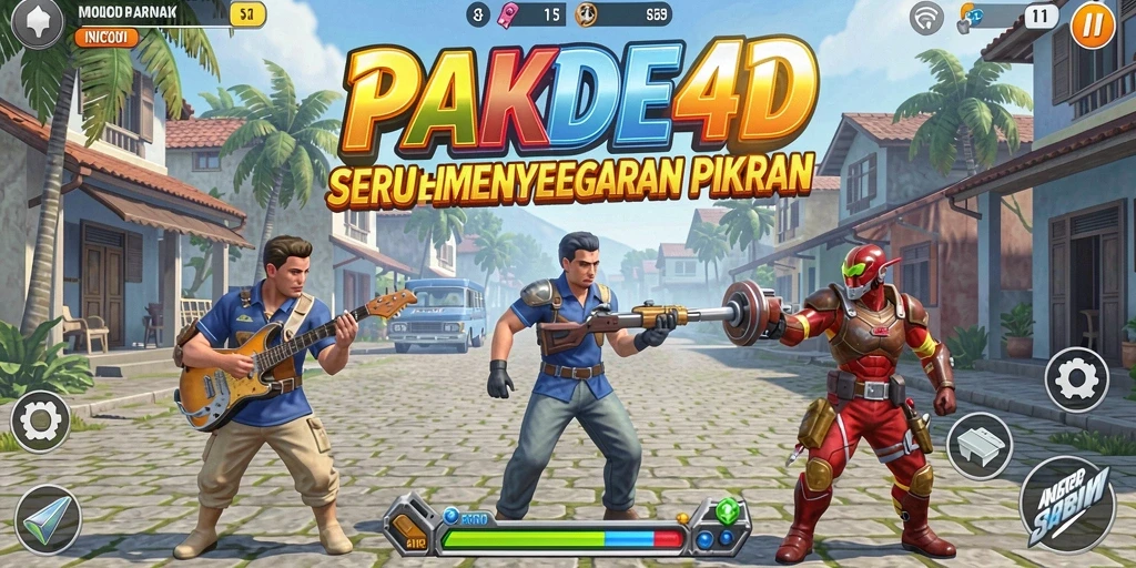 Tampilan gameplay seru PAKDE4D yang penuh tantangan.