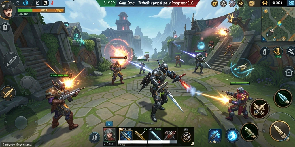 Tampilan gameplay SL999 yang menegangkan dan strategis.
