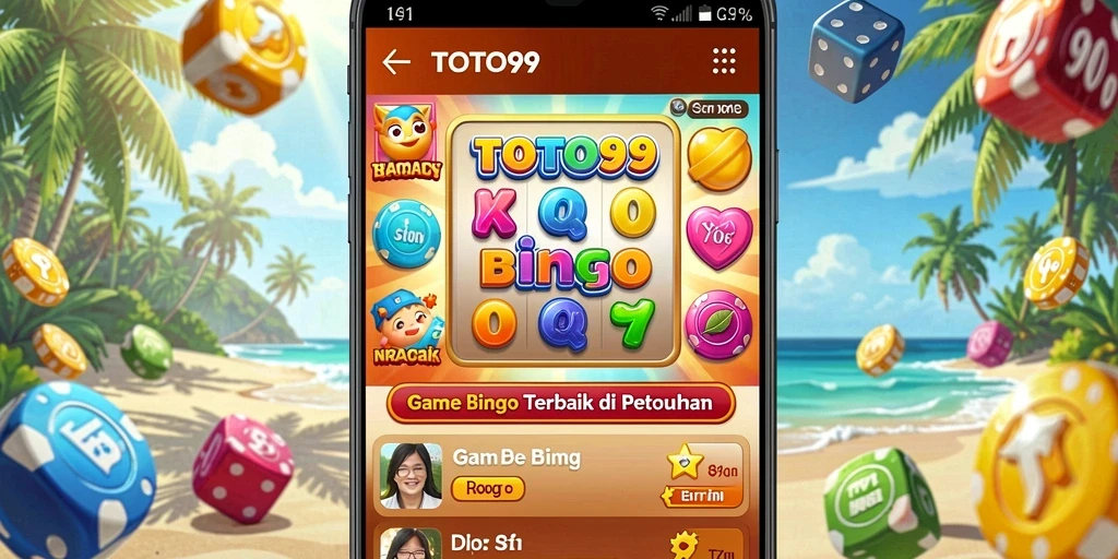 Screenshot menunjukkan gameplay Bingo TOTO99 yang seru.